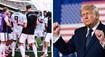 Potupa pro Trumpa. Fotbalisté Belgie se mu oslavou gólu vysmáli