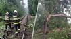 Zlámané stromy, zatopené sklepy, zrušené koncerty. V Česku udeřily silné bouřky