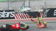 Valentino Rossi - pád v Sepangu - 1