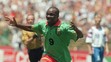 Roger Milla v dresu kamerunské reprezentace