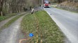 Nehoda automobilu u nádrže Slapy