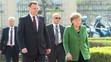 Angela Merkelová přiletěla do Česka