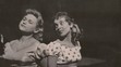 Alena Tománková a Jiřina Kiasová ve hře Srpnová neděle, 1959