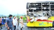 Požár autobusu v Indii