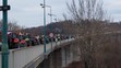 Zemědělci na hraničním přechodu Chotěbuz (2)