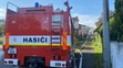 Požár pneumatik a budov na Domažlicku
