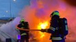 Požár auta na Radotínském mostě - 5