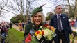 Královna Camilla, 25. 12. 2024 Vánoční procházka do kostela v Sandringhamu
