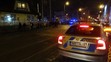 Konflikt přijelo urovnat velké množství policejních hlídek
