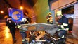 V Lochkovském tunelu hasiči vyprostili řidiče z kabiny kamionu - 25