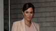 Meghan Markle u londýnského Národního divadla