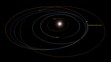 Zpřesněná oběžná dráha asteroidu 2012 TC4