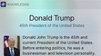 Místo Trumpa ukazovala Wikipedie penis - 2