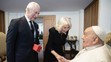 Král Karel III. a královna Camilla navštívili papeže Františka v Římě, 9. 4. 2025