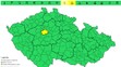 Výstraha na povodňové jevy, úterý během dne