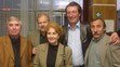 Zleva Vladimír Suchánek, Václav a Věra Šaškovi, Bolek Polívka a Pavel Zedníček