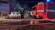 Požár v ulici Novosibřinská