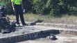 Nehoda motorkáře na vyfrézovaném místě na Strakonické v Praze - 5