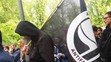 Demonstrace anarchistů na Střeleckém ostrově