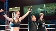 Kateřina při zápasechv kickboxu - 1