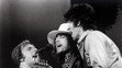 Zleva Van Morrison, Bob Dylan, Robbie Robertson, 1978