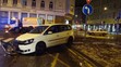 Náraz odhodil volkswagen stranou