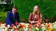 Princezna Catharina-Amalia v tulipánové zahradě, 7. 4. 2025 Plaza de Oriente ve Španělsku