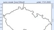 Srážkové mapy - pátek 17. 1.