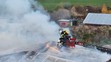 Požár v Prasku na Bydžovsku (1)
