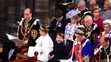 Princ Louis a princezna Charlotte během korunovace
