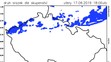 Mapa srážek v Česku - 1