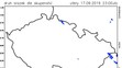 Mapa srážek v Česku - 2
