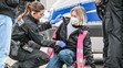 Protesty aktivistů proti autosalonu v Mnichově