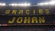 Choreo fanoušků Barcelony na počest Cruyffa - 1