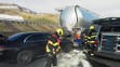 Dopravní nehody na dálnici D8 u Lovosic (1)