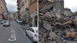 Italské město Amatrice před a po zemětřesení - 1