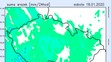 Srážkové mapy - sobota 18. 1.