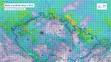 Směr a rychlost větru v 10 m, předpověď 31. 12. 2021 23.00.