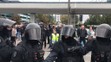 Demonstrace taxikářů na letišti Václava Havla - 2
