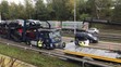 Pád vozidla z nákladního automobilu na Pražském okruhu - 2