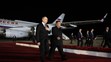 Vladimir Putin přicestoval do KLDR, na letišti je vítal Kim Čong-Un
