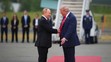 Vladimir Putin a Donald Trump na Aljašce
