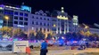 Noční požár a zásah hasičů na Václavském náměstí