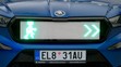 Signalizační maska na přídi automobilu Enyaq iV