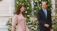 William a Kate na královské svatbě prince Husseina a princezny Rajwy