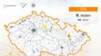 Mapa - Aktuální stav sucha v České republice - 11. leden