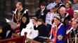 Princ Louis a princezna Charlotte během korunovace