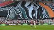 Choreografie fanoušků Slavie v derby se Spartou na Letné