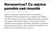 Zneužívání virové epidemie některými prodejci doplňků stravy na internetu - 2