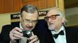 Skladatel Gennady Gladkov, zpěvák Leonid  Serebrennikov, 14. 2. 2010